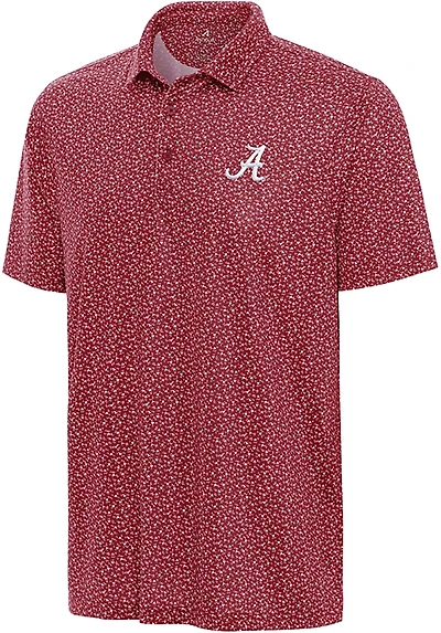 Antigua Men's University of Alabama Vigorous Polo Shirt