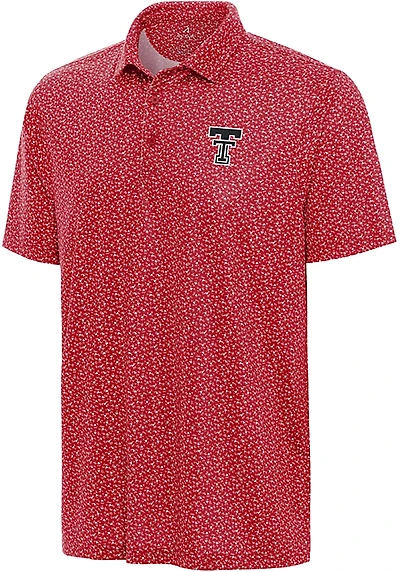 Antigua Men's Texas Tech University Vigorous Polo Shirt