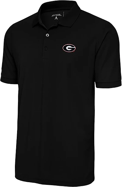 Antigua Men's University of Georgia Legacy Pique Polo Shirt