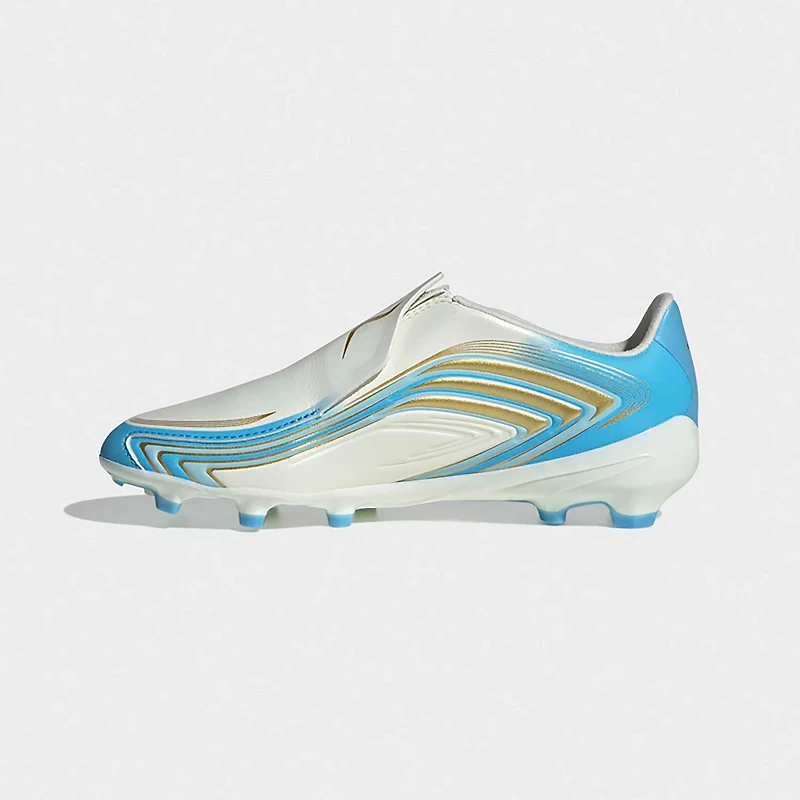 adidas Kids’ F50 Messi League Laceless FG Soccer Cleats