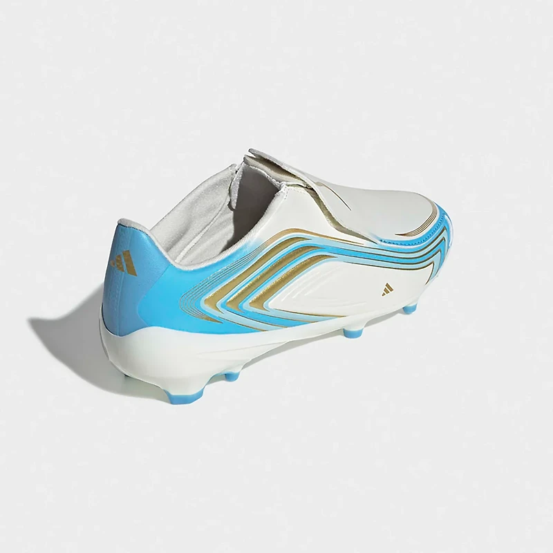 adidas Kids’ F50 Messi League Laceless FG Soccer Cleats