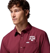 Columbia Sportswear Men's Texas A&M University Collegiate PFG Slack Tide Camp Shirt