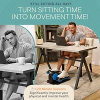 Lifepro AutoGlide Red™ Under Desk Elliptical Machine