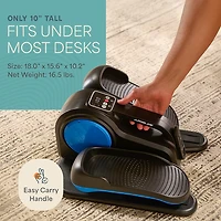 Lifepro AutoGlide Red™ Under Desk Elliptical Machine