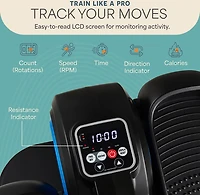 Lifepro AutoGlide Red™ Under Desk Elliptical Machine