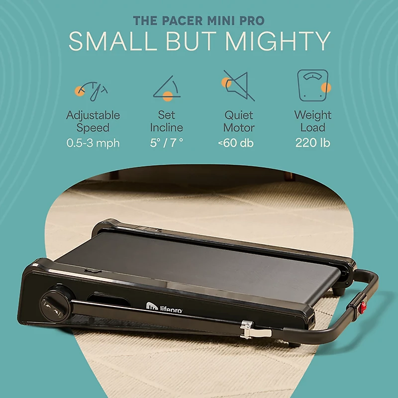 Lifepro PacerMini Compact Walking Treadmill
