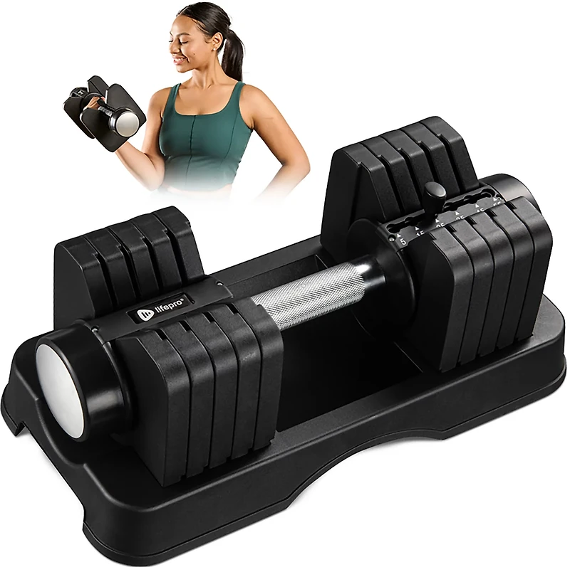 Lifepro PowerFlow X Adjustable Dumbbell