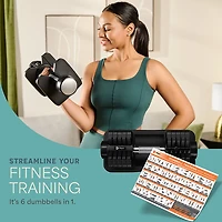 Lifepro PowerFlow X Adjustable Dumbbell