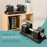 Lifepro PowerFlow X Adjustable Dumbbell