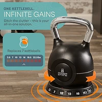 Lifepro PowerStone Adjustable Kettlebell