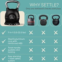 Lifepro PowerStone Adjustable Kettlebell