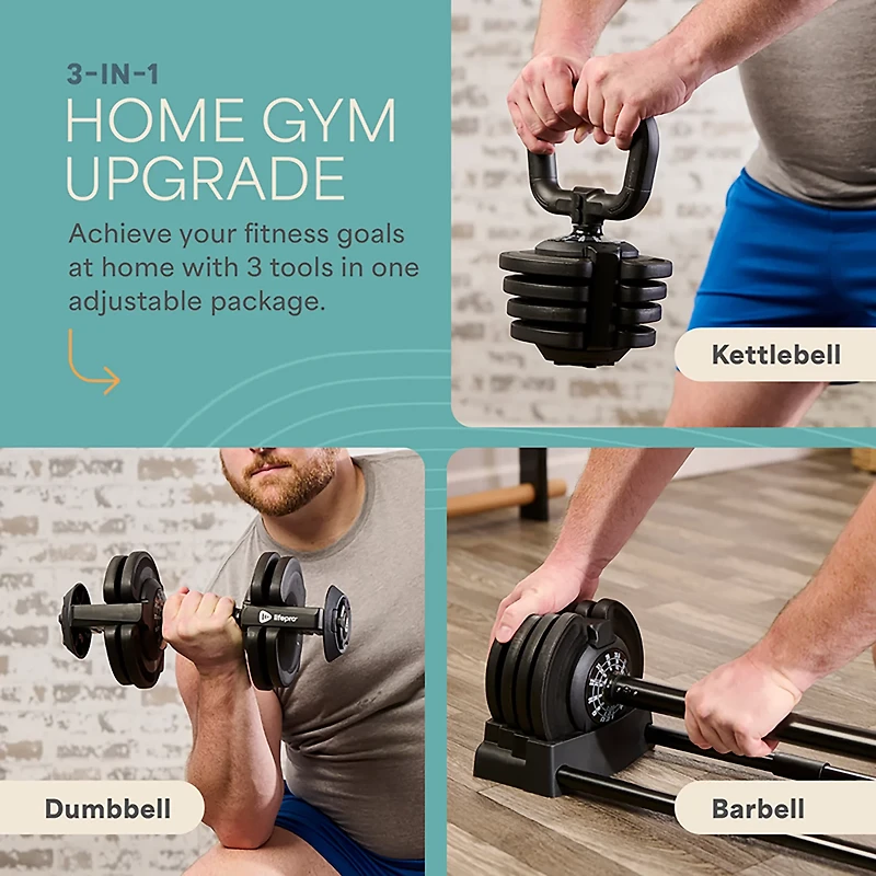 Lifepro TriForm 3-in-1 Weight Set