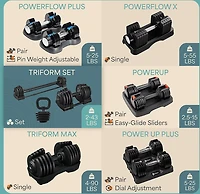 Lifepro TriForm 3-in-1 Weight Set