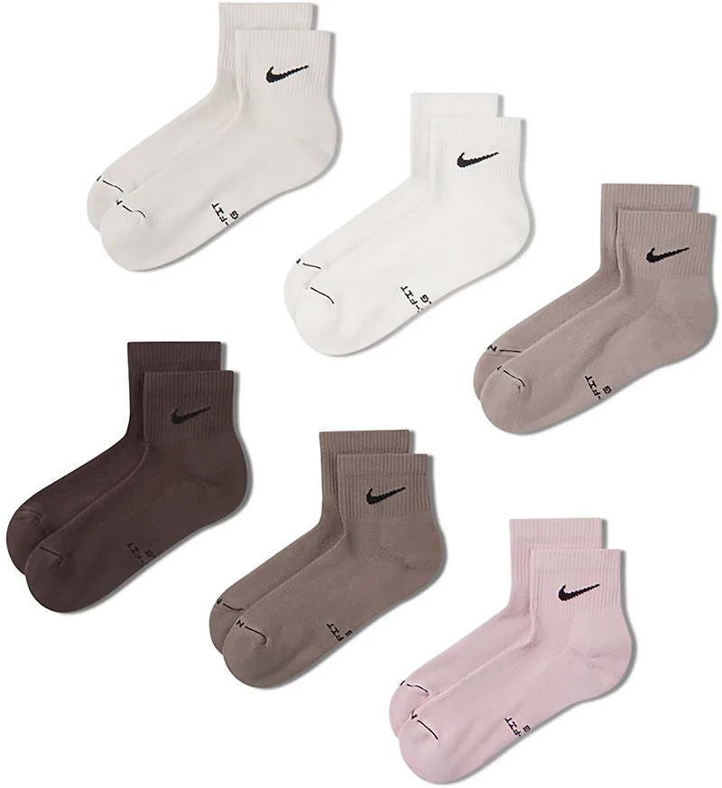 Nike Men's Everyday Elevated Ankle Socks 6 Pack