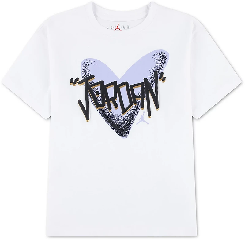 Jordan Girls' Heart Sketch T-shirt