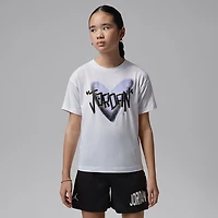 Jordan Girls' Heart Sketch T-shirt