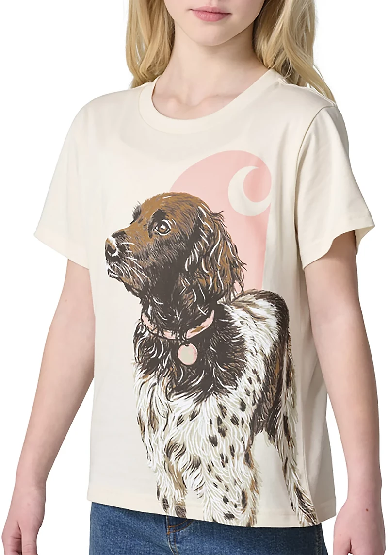 Carhartt Girls’ Short Sleeve Dog T‑Shirt