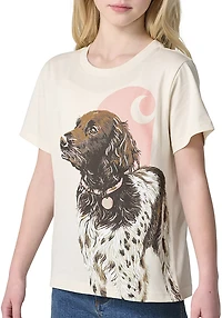 Carhartt Girls’ Short Sleeve Dog T‑Shirt