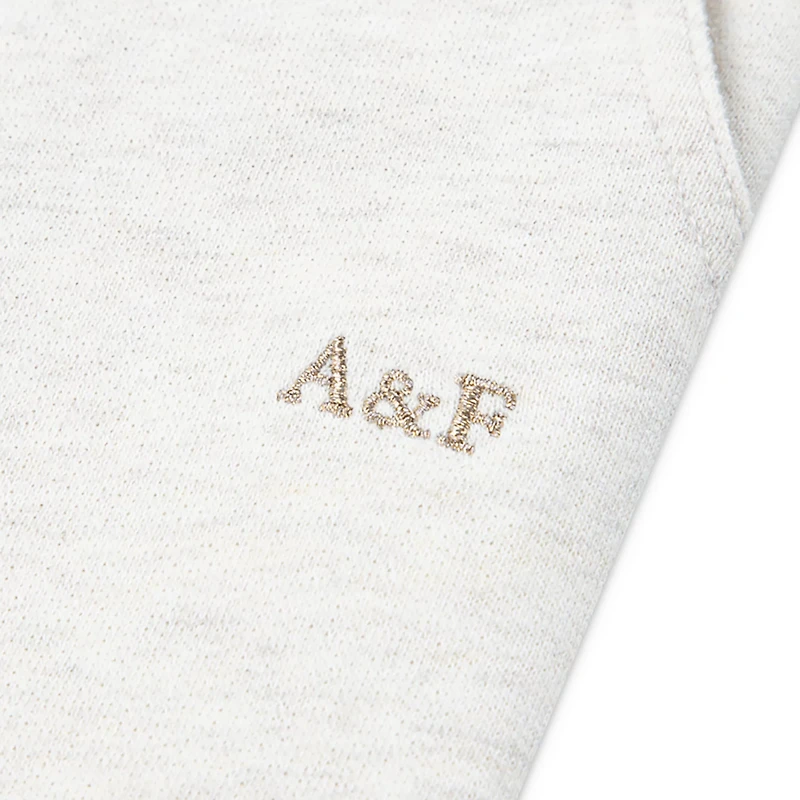 Abercrombie & Fitch Girls' Essential Wide Leg Fleece Pants