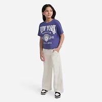 Abercrombie & Fitch Girls' Essential Wide Leg Fleece Pants
