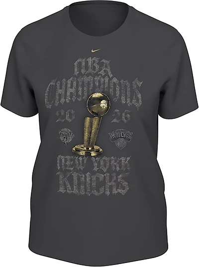 Nike Women's New York Knicks 2026 NBA Finals Champions Locker Room T-Shirt
