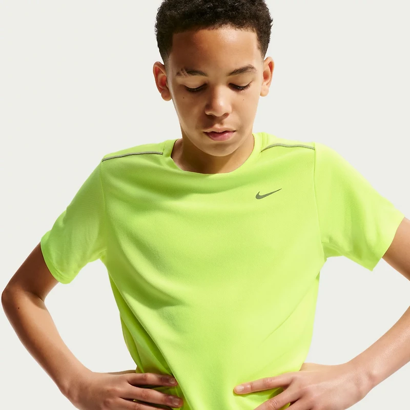 Nike Boys' Dri-FIT Miler Short Sleeve T-shirt