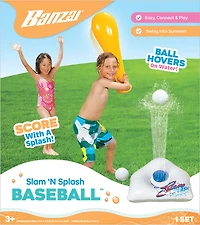 Banzai 5-Piece Grand Slam 'N Splash Water Hover Baseball Tee Set