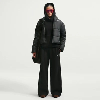 Nike Women's Studio Fleece Mid-Rise Training Pants