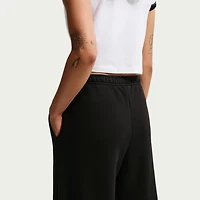 Nike Women's Studio Fleece Mid-Rise Training Pants