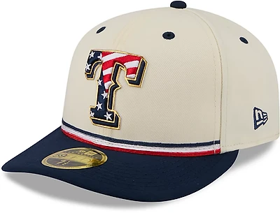 New Era Men's Texas Rangers USA 250 4th of July Low Profile 59FIFTY Fitted Hat