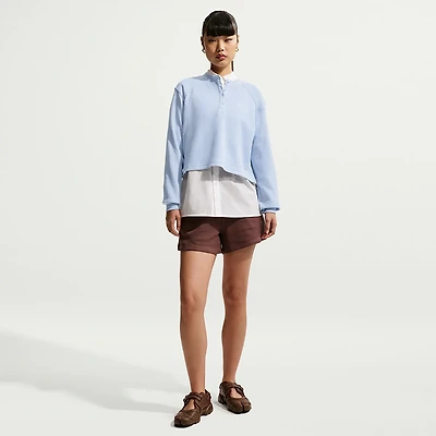 Nike Sportswear Chill Waffle Women’s Oversized Long‑Sleeve Henley Top