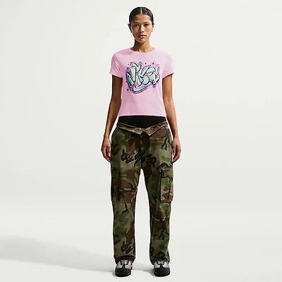 Nike Women's Sportswear Chill Knit Slim Cropped Graphic T-shirt