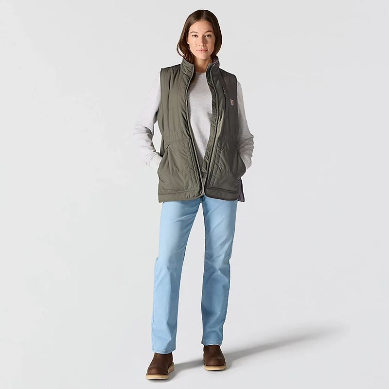 Carhartt Women’s Rain Defender® Relaxed Fit Lightweight Insulated Mock‑Neck Vest