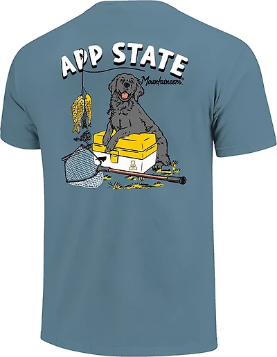 Image One Men's Appalachian State University Fisherman's Best Friend Graphic T-shirt