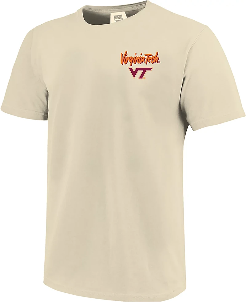 Image One Men's Virginia Tech Hand Drawn Campus Stack Graphic T-shirt