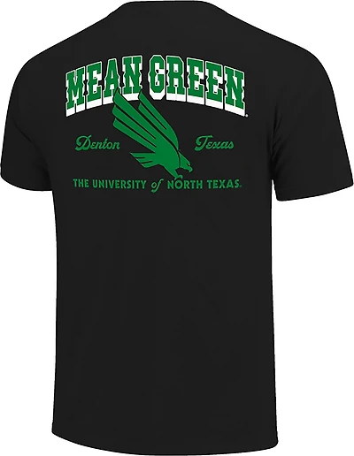 Image One Men's University of North Texas Mascot Layout Graphic T-shirt