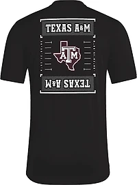 adidas Texas AM Aggies Locker Football Icon AEROREADY Pre-Game T-Shirt