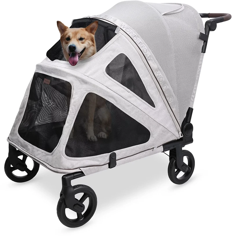 Wonderfold Hudson Flat Fold Medium Pet Stroller Wagon