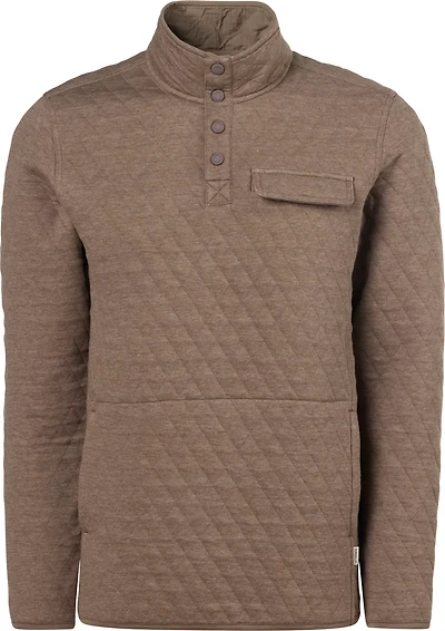 Magellan Outdoors Men's Campfire Quilted Fleece Long Sleeve Top
