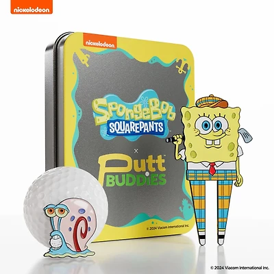SpongeBob Divot Tool and Gary Ball Marker Set