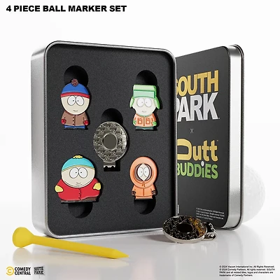 South Park Character Ball Marker Set with Hat Clip