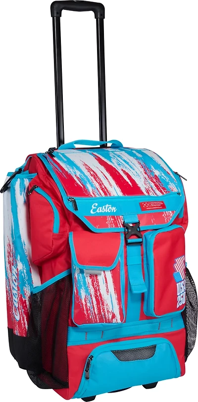 EASTON Five Tool Phenom Baseball Americana Wheeled Bag