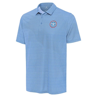 Antigua Men's Tennessee Titans Mosaic Short Sleeve Polo Shirt