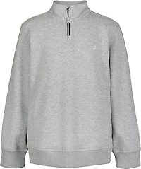 Nautica Uniform  Boys' Fleece Quarter Zip Pullover