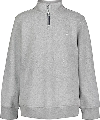 Nautica Uniform Boys' Fleece Quarter Zip Pullover