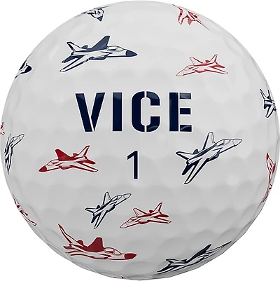 Vice Golf Tour JET 4th of July Edition Premium Golf Balls 12-Pack