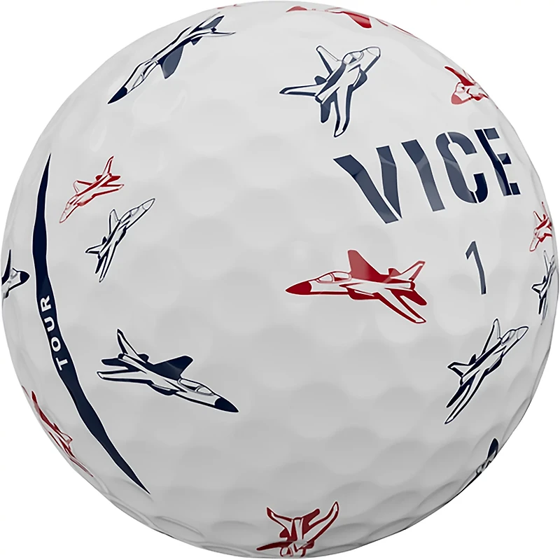 Vice Golf Tour JET 4th of July Edition Premium Golf Balls 12-Pack