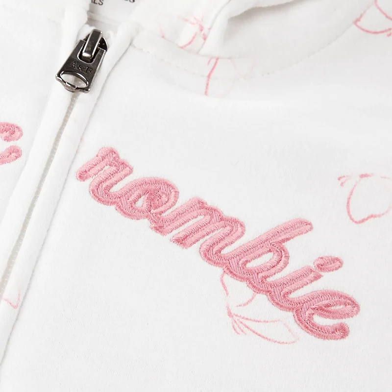 Abercrombie & Fitch Girls' Full‑Zip Printed Hoodie