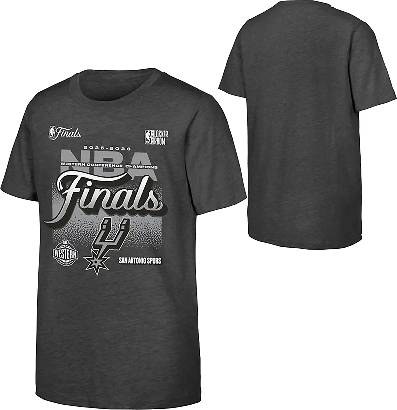 Outerstuff Boys' San Antonio Spurs 25-26 Eastern Conference Champions Locker Room Graphic T-shirt