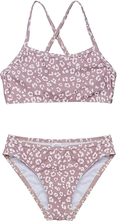 Gottex Girls’ Leopard Love Criss Cross Strap Swim Set